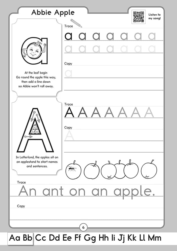 Handwriting Practice - Pre-Cursive Letters – Letterland Singapore