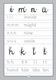 Handwriting Practice - Cursive Letters