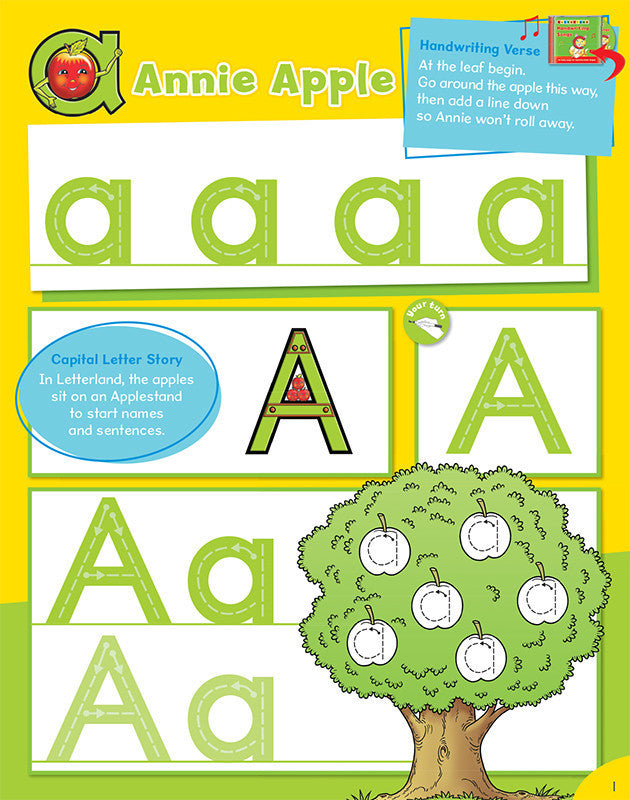 Wipe-Clean Alphabet Book – Letterland Singapore